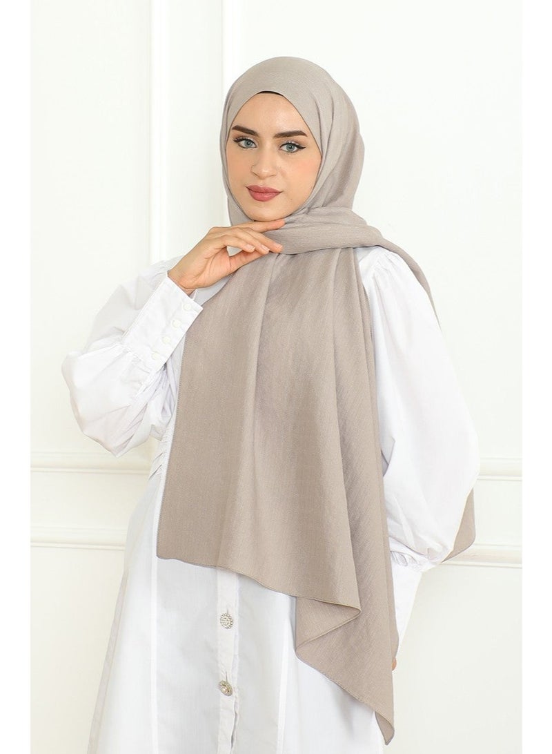 Sefa Merve Armül Shawl 81076-23 Stone - Image 4